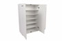 Hanah Home Zapatero Blanco con Dos Cajones